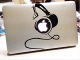 Headphone Macbook Decals Sticker